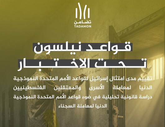 قواعد نيلسون تحت الإختبار، تقييم مدى تمتثال إسرائيل لقواعد الأمم المتحدة النموذجية الدنيا لمعاملة الأسرى والمعتقلين الفلسطينيين 